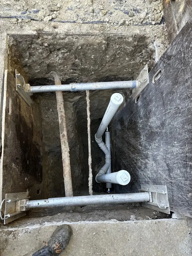 Experienced plumber completing Gas Line Repair work in East Grand Forks